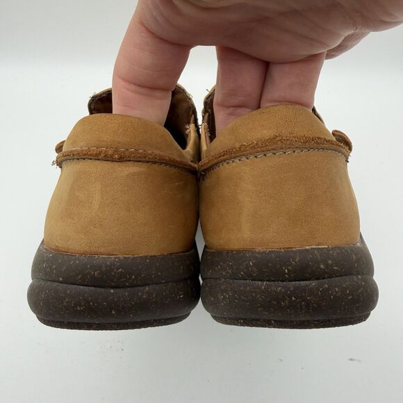 Clarks Roseville Dot Tan Leather Slip On Loafers Ultimate Comfort Women’s 8 - Picture 8 of 11